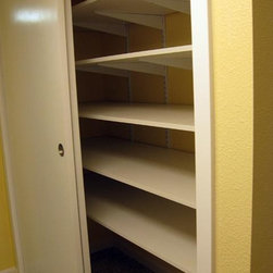 Storage Closet With Adjustable Shelves - Storage And Organization