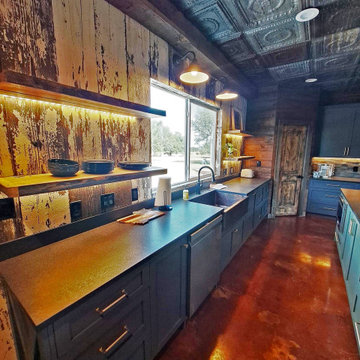Custom Shaker Cabinets with Rustic Charm – Texas Farmhouse Kitchen