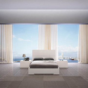 Anna High Gloss White Bedroom Set - $3750.66