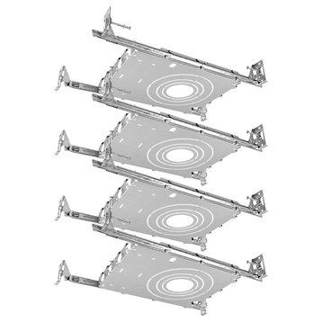 Luxrite New Construction Mounting Plate 2-3-4, Recessed Housing, Set of 4