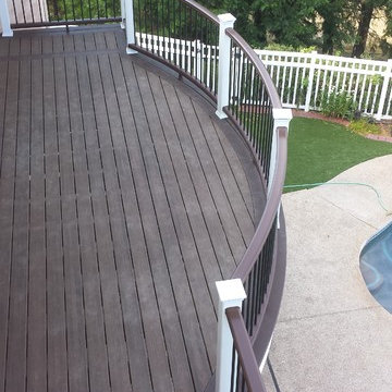 Curved rail