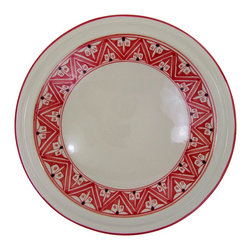 Le Souk Ceramique - Large Stoneware Serving Bowl Nejma Design, Medium - Serving And Salad Bowls