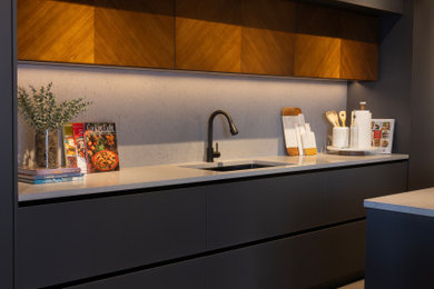 Minimalist kitchen photo in Orlando