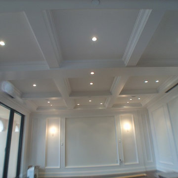 Recessed Walls, Crown Molding and Baseboards