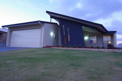 Photo of a contemporary one-storey exterior in Other.