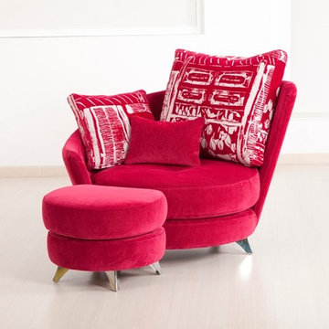 Roxane Lounge Chair Swivel from Famaliving California