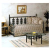 Wrought Iron Rose Daybed (Ivory)