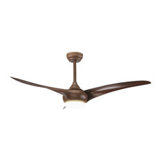 Elise Modern Brown Ceiling Light With Remote