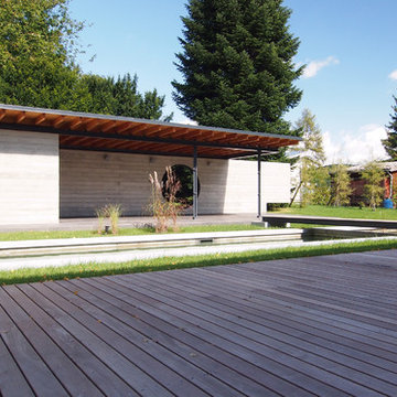 Gartengestaltung in Wien | Gartenpavillon und Naturpool