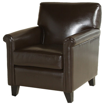 GDF Studio Bristol Leather Club Chair