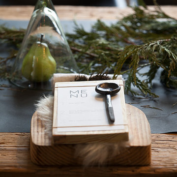 Modern Christmas Place Setting