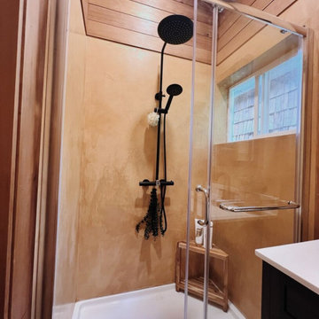 Tadelakt Shower - Van Zandt, WA
