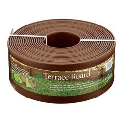 Master Mark - Landscaping Supplies. Terrace Board 5 in. x 40 ft. Brown Landscape Lawn Edging w - Patio Furniture And Outdoor Furniture