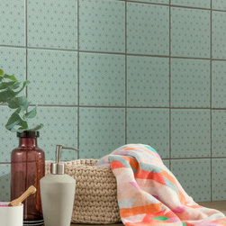 Burbank Peppermint Geometric Ceramic Tiles - Products