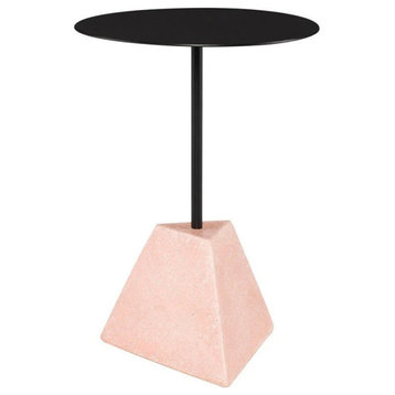 Addison Black Flamingo Side Table