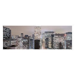 American Wallpaper & Design - Cityscape Mural Wallpaper - Wall Decals