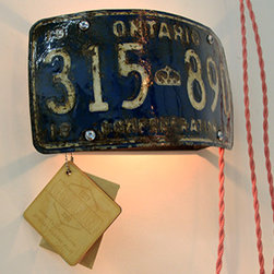 License Plate Sconce - Wall Sconces