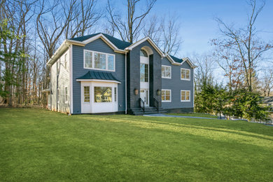 Example of a minimalist exterior home design in New York