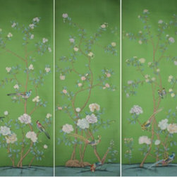 Hand painted Chinoiserie wallpaper - Products