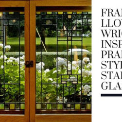 Prairie Style Stained Glass - Window Treatments