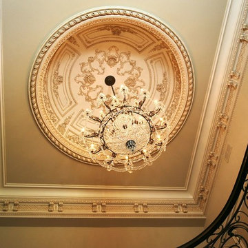 Entry foyer & dome by JP Weaver Co