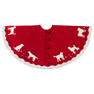 Dog Breed Christmas Tree Skirt