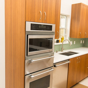 Mid-Century Modern Teak Kitchen