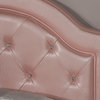 Karley Headboard, Headboard Frame Included, Pink Faux Leather, Twin