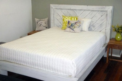 Driftaway Huskisson Holiday House Custom Made White Hamptons Herringbone Beds