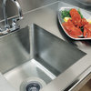 Fabricated Integral Countertop Sink, 17.75"x21.75"x12.5"
