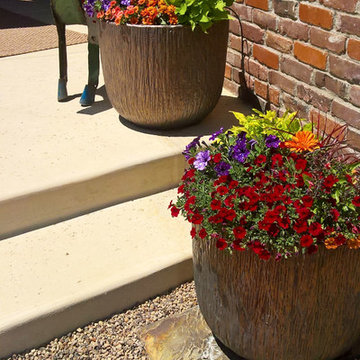 Edible Garden with Whimsy - Lawn removal project