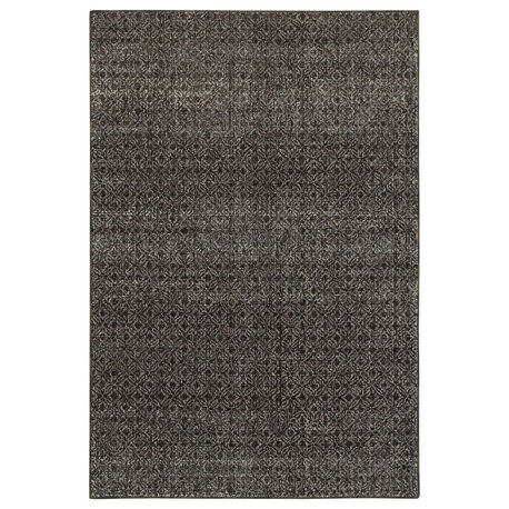 Atlas 8048Q Black/Grey 6'7" x 9'6" Rug