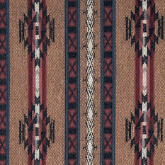 Striped Southwest Navajo Style Upholstery Fabric By The Yard Striped Southwest Navajo Style Upholstery Fabric By The Yard