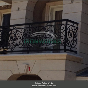 Balcony Railings (Juliet Balcony) Custom Made by Isaac's Ironworks