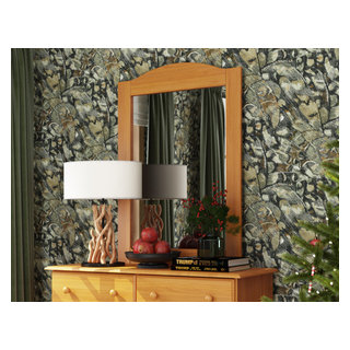 100% Solid Wood Frame Mirror - Transitional - Wall Mirrors - by