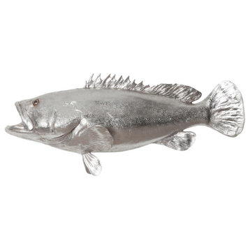 Estuary Cod Fish, Silver Leaf