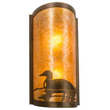 9 Wide Loon Wall Sconce