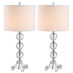 Fiona Crystal Table Lamp Transitional, Fiona Crystal Table Lamp