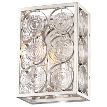 Culture Chic 2 Light Wall Sconce, Catalina Silver