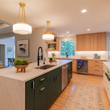 Ridgelynn Warm Modern Kitchen Remodel