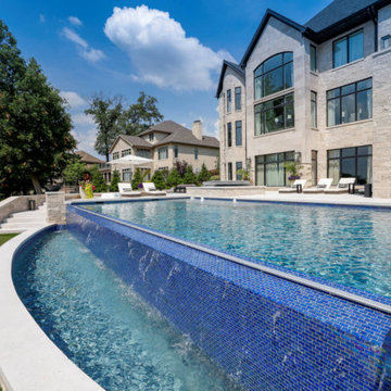 Valparaiso, IN Custom Infinity Edge Pool & Spa