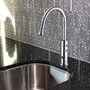 Cinaton 2101 Kitchen Faucet in Brushed Nickel Finish
