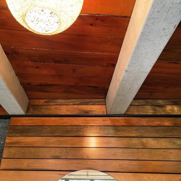 Concrete/wooden homes