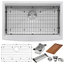 Ruvati RVH9300 Apron Front 16 Gauge 36" Kitchen Sink Single Bowl