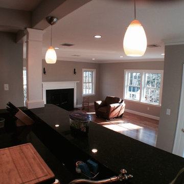 Arlington 2 story addition: family room, mudroom, master bedroom, master bath