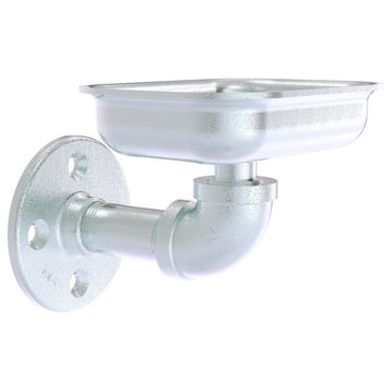 Pipeline Wall Mounted Soap Dish, Polished Chrome