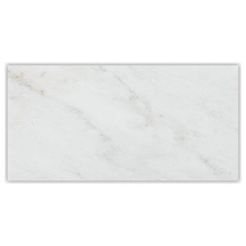 Asian Statuary Honed 12x24 Micro Beveled Marble Tile