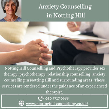 Anxiety Counselling in Notting Hill
