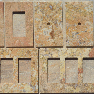 Tiled in/ Flush mount switchplates