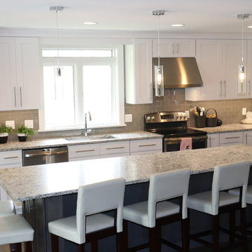 Luxury White Kitchen - Iowa City